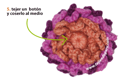 tutorial: flores de cadenetas tejidas a crochet - crochet chain flower