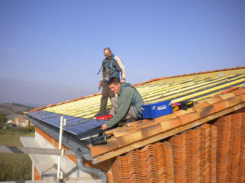 formation poseur de panneaux solaires photovoltaïques