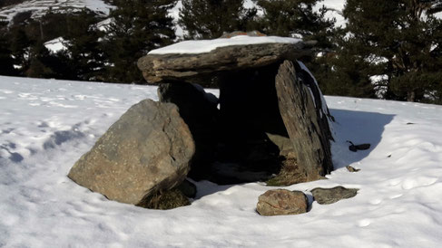 Vistes de la ruta de raquetes TC270 - Dolmen de Paborde