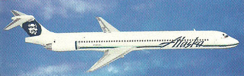 Alaska Airlines MD-80-Modell/Courtesy: Alaska Airlines