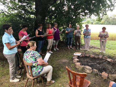 Singstunde im Freien 06.07.2017