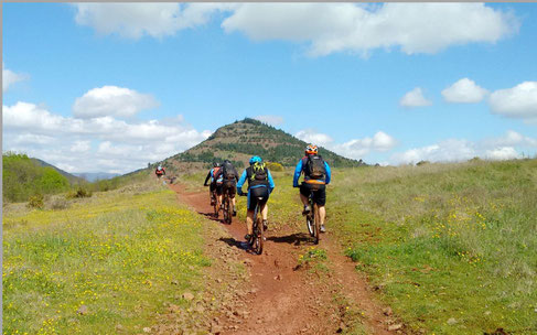 circuit vtt lac du Salagou hérault
