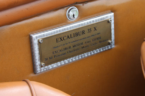 EXCALIBUR 35X PLAQUE LAITON VHC RALLYE COURSE COLLECTION 