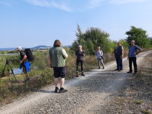 Bei der Exkursion in der "Büg" in Eggolsheim (Foto © Ute Wild/ Kreisgruppe Forchheim)