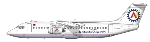Aircraft Type: BAe 146-200/Avro RJ85