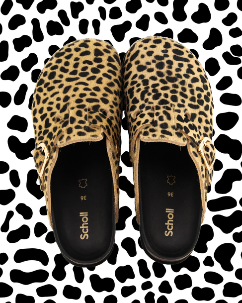 Scholl Fae Clogs Gepard