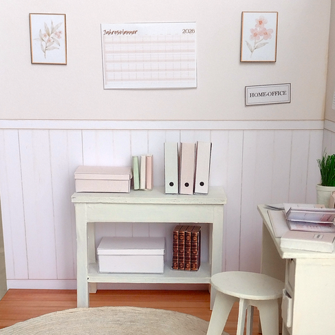 Miniatur-Arbeitszimmer 1:12