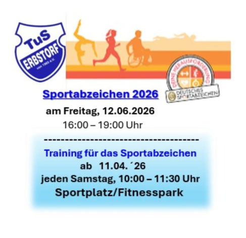 Plakat zum Sportabzeichentag