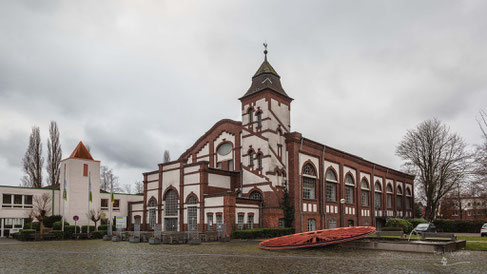 Kauengebäude der Zeche Graf Bismarck Schacht 1/4 in Gelsenkirchen im Ruhrgebiet