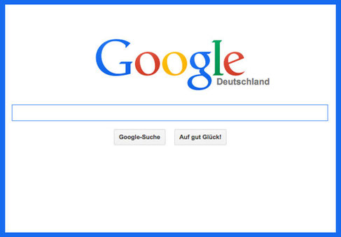 Bild Startfenster Google