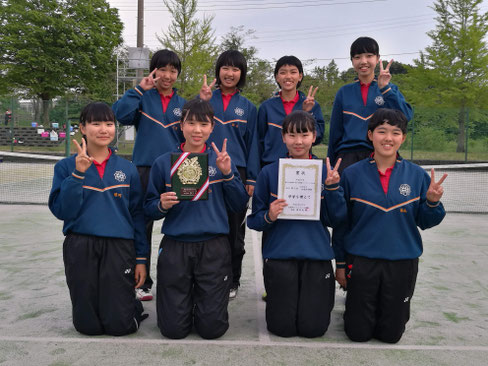 女子第3位 加茂中学校
