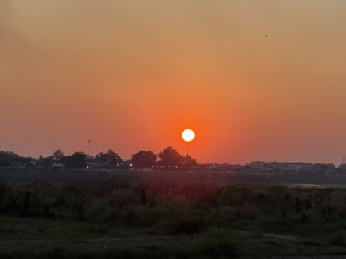 in Vientiane, der Hauptstadt von Laos
