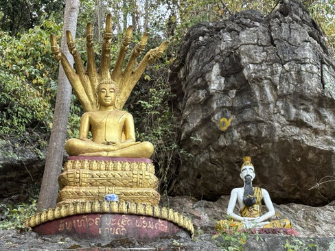 Buddha Park am Phousi Hill in weitläufigem Gelände