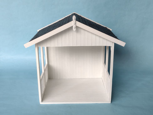 Miniatur-Strandhaus basteln