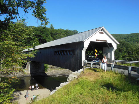 The Covered Bridge at nearby Dummerston Vermont