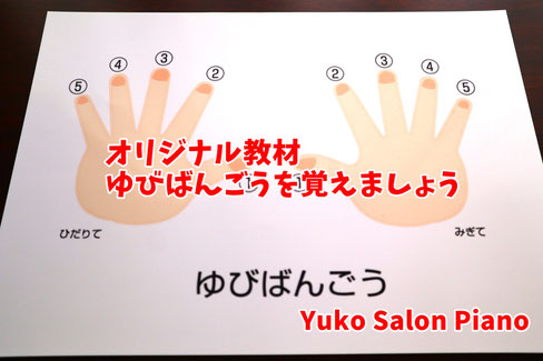 ゆうこサロンピアノ教室オリジナル教材1