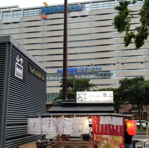 屋台：HEROs屋台蒸上Jojo、料理：場所が分かる外観