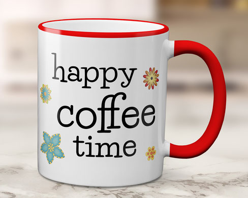 Tasse happy coffee time