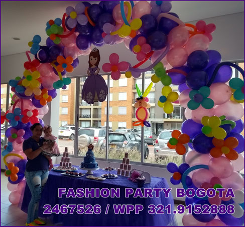 Decoracion en Globos Inflados con helio en Bogota a Domicilio