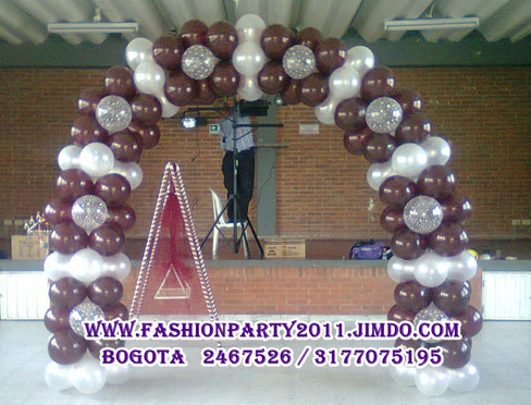Decoracion en Globos Inflados con helio en Bogota a Domicilio