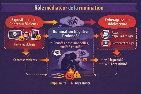 Le rôle médiateur de la rumination agressive