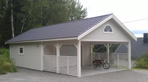 Garage avec carport