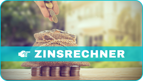 Online Zinsrechner zur Berechnung von Zinsen, Zinseszins und Rendite.