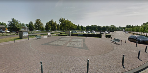 Het Schootsveld in Elburg, startpunt van de historische stadswandeling door de vesting van Hanzestad Elburg