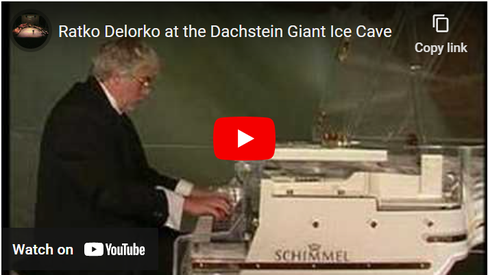 Ratko Delorko at the Dachstein Giant Ice Cave