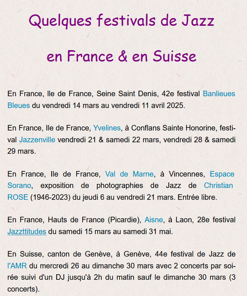 28 fev 2025 blog : http:// lejarsjasejazz.over-blog.com