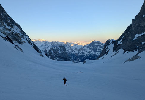Grande Casse, la grande Casse, Zentrale Nordwand, Vanoise, Refuge du Col de la Vanoise
