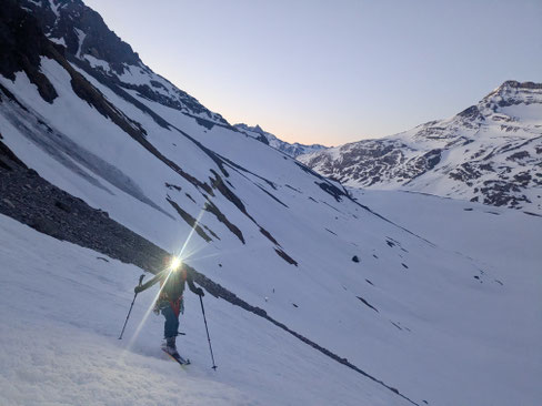 Grande Casse, la grande Casse, Zentrale Nordwand, Vanoise, Refuge du Col de la Vanoise