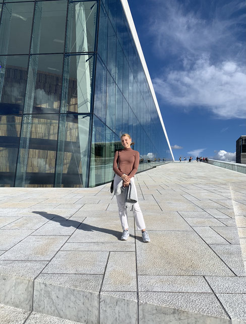 Franka konnte in der Einsatzstelle schnell Norwegisch lernen