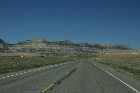 Highway in the desert, National Parks USA