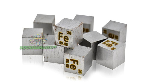 ferro cubi, ferro metallo, ferro elemento da collezione, ferro metallico, nova elements ferro, ferro cubo densità standard