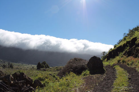 Cascada de nubes, El Paso