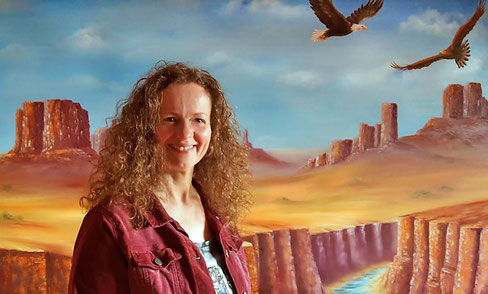Über mich - Künstlerstatement - Ölgemälde - Monument Valley - Adler