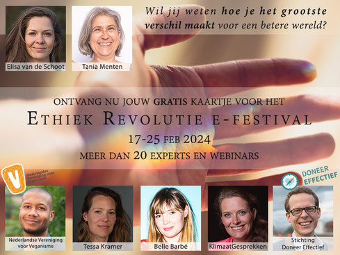 Ethiekrevolutie E-festival 2024 banner