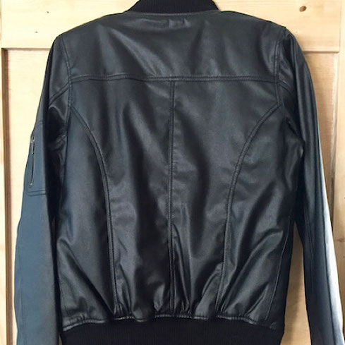 julietta vegan leather bomber jacket james & co boutique