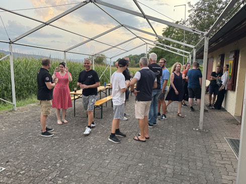 Event Tauchgruppe - Eintauchen