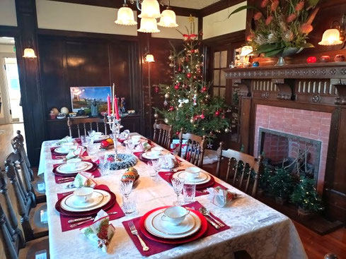 西洋館の装飾(2024年の写真)