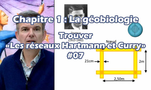 Trouver les réseaux Hartmann et Curry  #07 du chapitre 1 (La géobiologie)