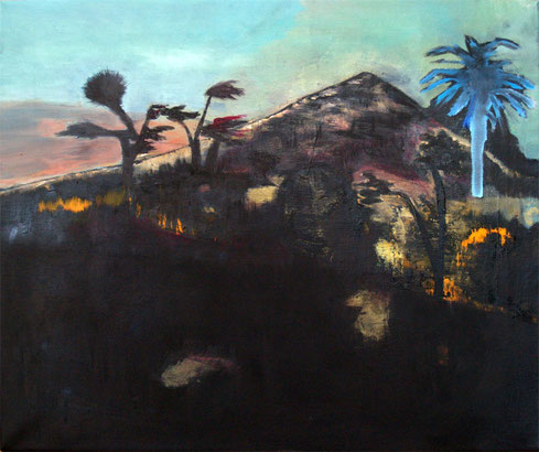 landscape one,  2013, oil on canvas, 60 x 50 cm      