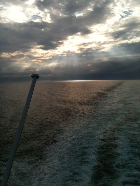 Ferry crossing from Amsterdam-Ijmuiden to Newcastle-upon-Tyne