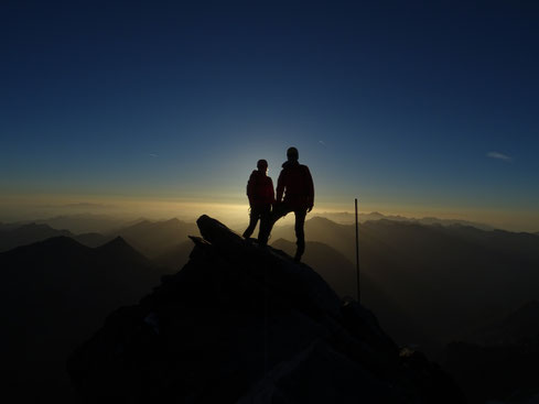 Geführte Bergtouren, Bergführer Lungau, Großglockner, Stüdlgrat mit Bergführer, mountainguide, certified guide, Lungau, Salzburg, Westalpen, Kurse, Klettern, Grate in den Tauern, Berg- und Skiführer, www.bergfuehrer-lungau.at