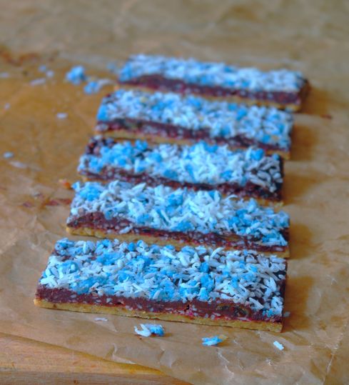 Healthy peanut butter bars