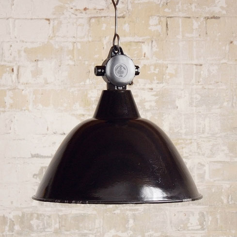 EMAKON-L Fabriklampe mit Emaille-Schirm