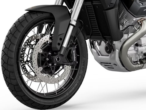 Moto Guzzi Stelvio - Detail - Ansicht Bremsanlage Vorderrad