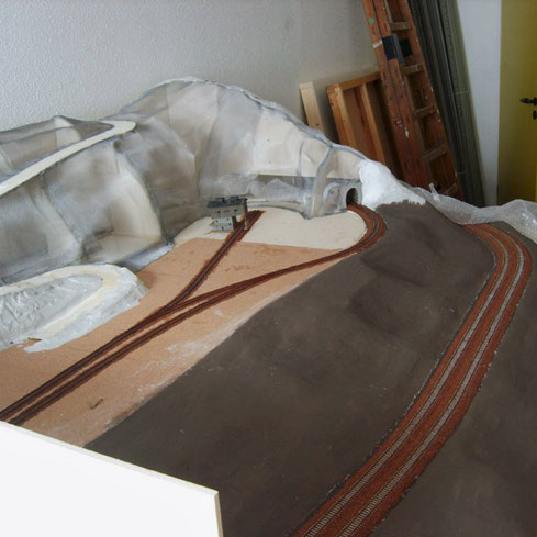 Der erste Abschnitt im Rohbau Zustand August 2008