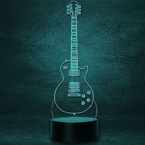 Epiphone Les Paul Slash Standard Custom personalisierte Led Lampe